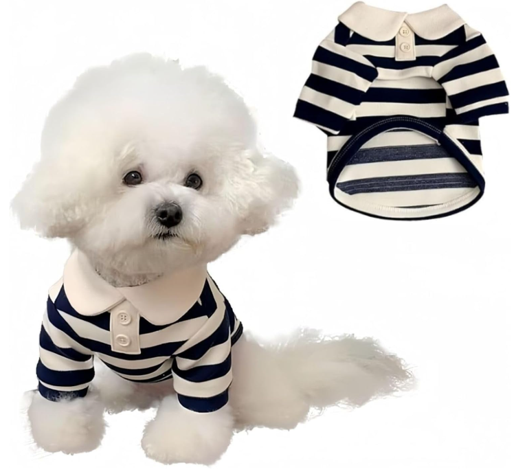 Soft and Breathable Summer Dog Polo Shirt - Image 2