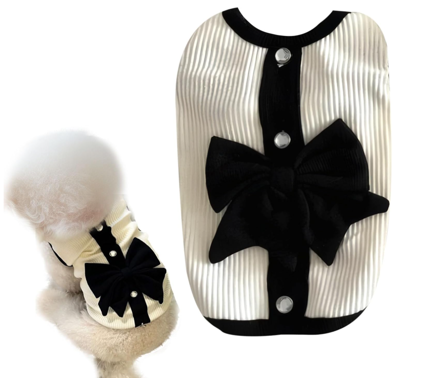 Stylish Striped Sleeveless Breathable Cat & Dog Vest - Image 2