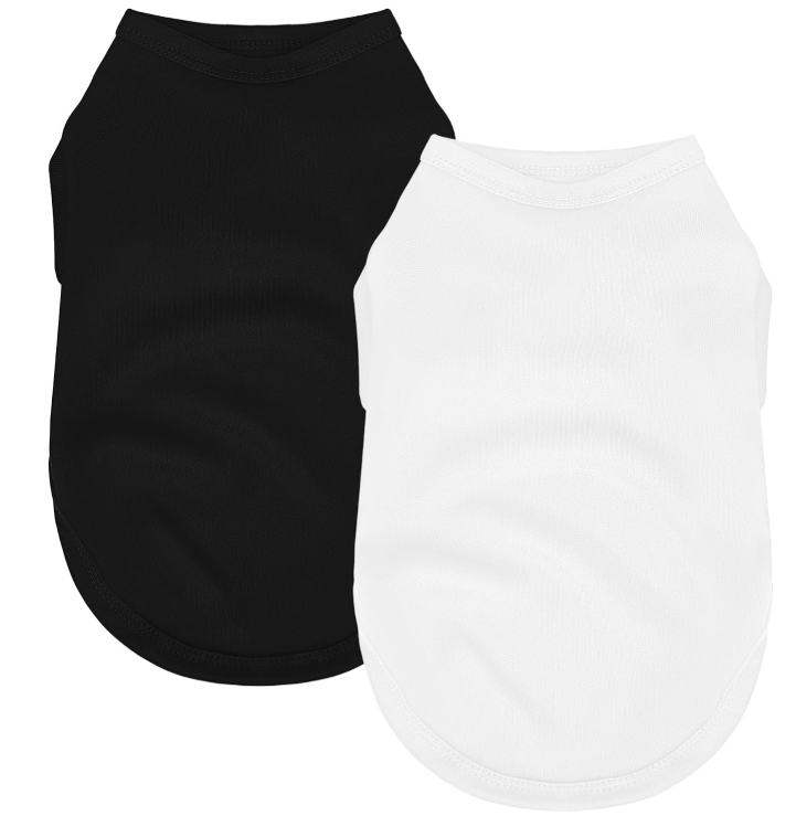 Lightweight Quick-Dry Breathable Stretchy Solid-Color Pet T-Shirt Set
