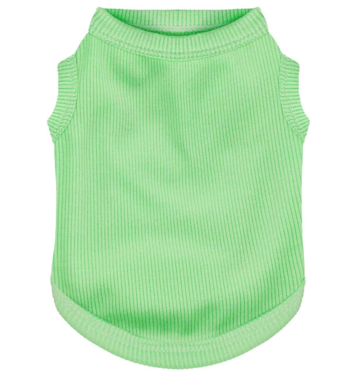 Simple Comfortable Solid-Color Sleeveless Small Dog Vest - Image 2