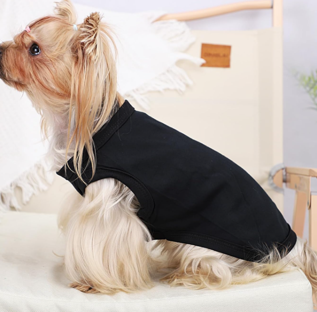 Soft Cool Breathable Lightweight Solid-Color Stretchy Pet Vest - Image 2