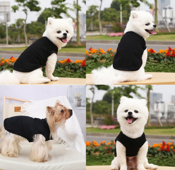 Soft Cool Breathable Lightweight Solid-Color Stretchy Pet Vest