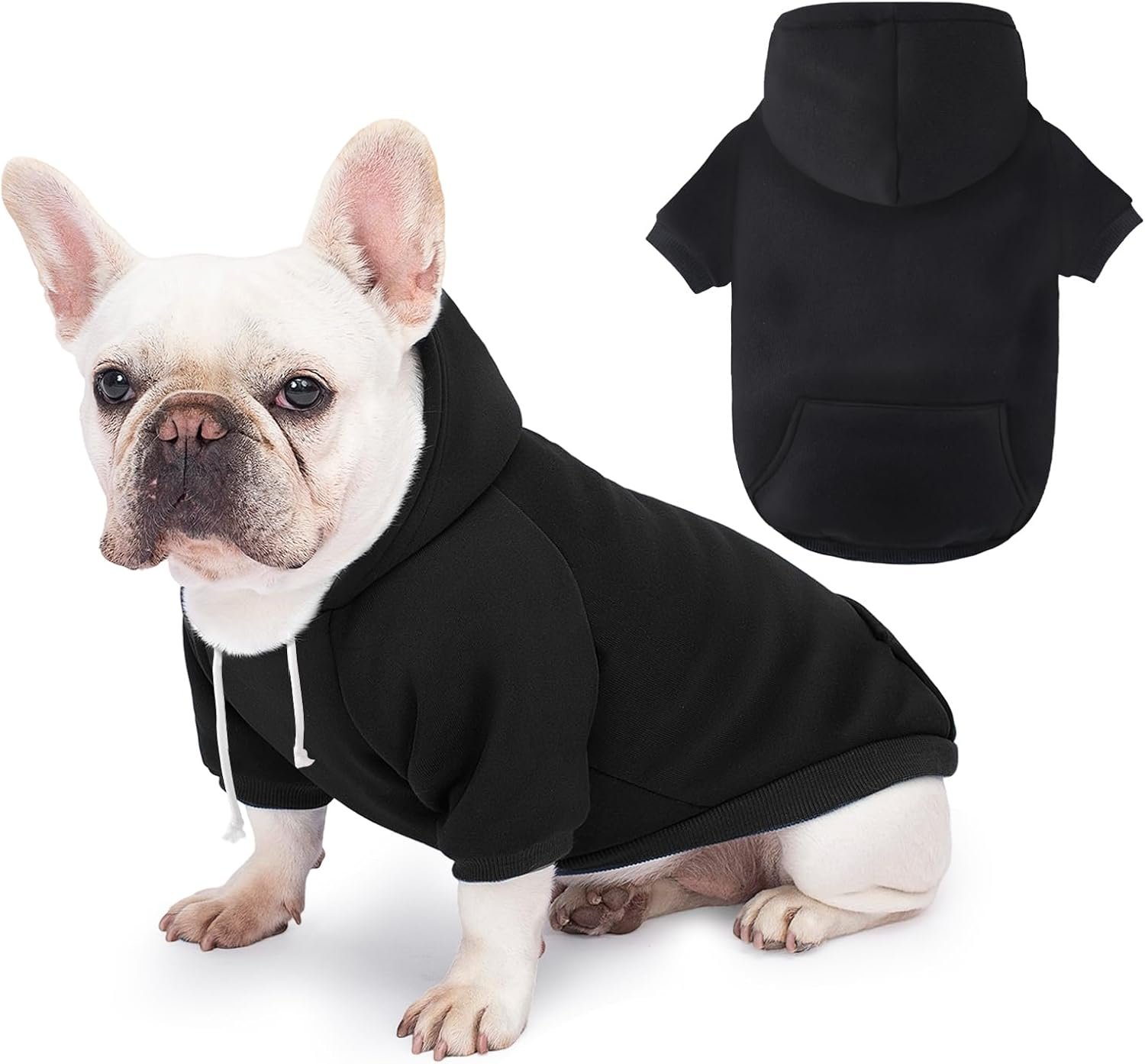Soft And Comfortable Hooded Pet Sweatshirt With Leash Hole