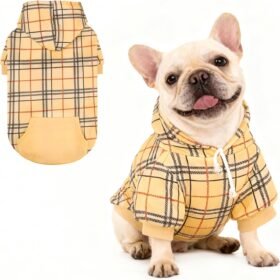 Soft And Warm Plaid Hooded Sweatshirt With Pockets