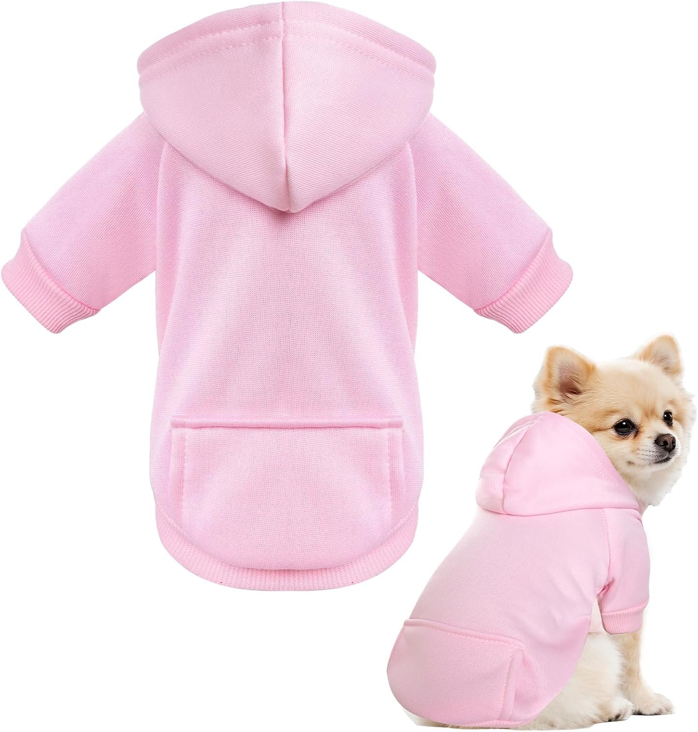 Soft, Warm, And Lightweight Fleece-Lined Hooded Pet Winter Wear